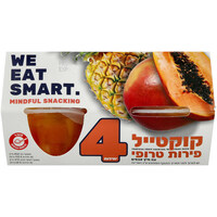 קוקטייל פירות טרופי עם מיץ אגסים טסה שוקולד 4 * 68 גרם