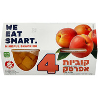 קוביות אפרסק בסירופ קל טסה שוקולד 4 * 67 גרם