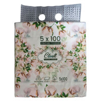 ממחטות נייר טישו דו שכבתי יוחננוף 5 * 100 יחידות