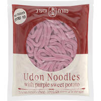 אטריות אודון מבושלות עם בטטה סגולה מזרח ומערב 200 גרם