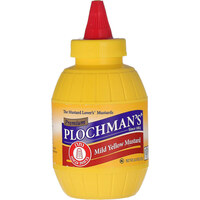 חרדל פלוכמנ'ס אמריקאי צהוב בבקבוק לחיץ ציון תורג'מן 297 גרם