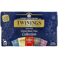 מארז תה שחור 5 סוגים טווינינגס 20 שקיקים