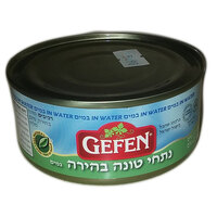 נתחי טונה בהירה במים גפן 98 גרם