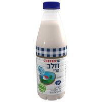 חלב טרי 3% בבקבוק תנובה 1 ליטר