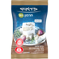 חרמון גבינה מלוחה 16% פיראוס 250 גרם