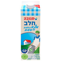 חלב טרי מלא בטעם של פעם 3.8% תנובה 1 ליטר