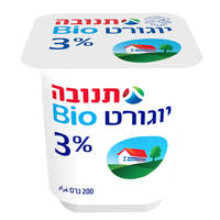 יוגורט ביו 3% תנובה 200 גרם
