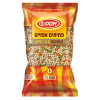 פתיתים אפויים קוסקוס 3 צבעים אסם 500 גרם