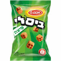 ביסלי חטיף חיטה בטעם פיצה אסם 200 גרם