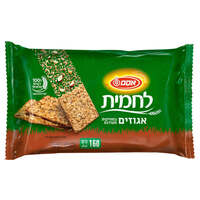לחמית קרקר מקמח חיטה מלא עם אגוזי לוז אסם 160 גרם