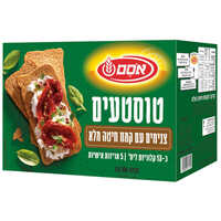 טוסטעים צנימים עם קמח חיטה מלא אסם 100 גרם