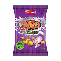 חטיף תירס אפוי פאף בטעם שום בצל אשבול 48 גרם