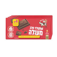 שוקולד פרה חלב עלית 4 * 100 גרם