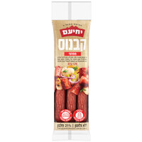 קבנוס פפרוני קלאסי 23% חלבון ללא גלוטן יחיעם 125 גרם