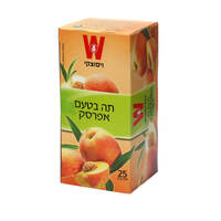 תה בטעם אפרסק ויסוצקי 25 שקיקים