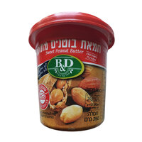 חמאת בוטנים מתוקה בטר אנד דיפרנט 350 גרם