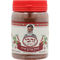סחוג אדום חריף מאוד זהבי 150 גרם