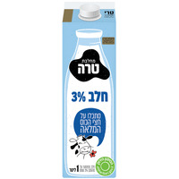 חלב טרי בקרטון 3% בד