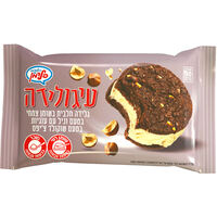 גלידה עיגולידה בטעם וניל עם עוגיות בטעם שוקולד צ'יפס גלידות פלדמן 90 גרם