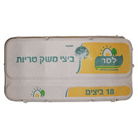 ביצים רגילות בינוניות מ.לסר 18 יחידות