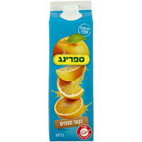 נקטר תפוזים בקרטון ספרינג 1 ליטר