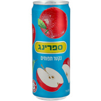 נקטר תפוחים בפחית ספרינג 330 מ