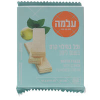 ופלים קלאסיים במילוי קרם בטעם לימון עלמה 200 גרם