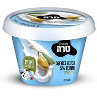 גבינת קרם שמנת 5% עם זיתים טרה 200 גרם