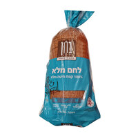 לחם מלא 100% חיטה מלאה מאפיית ברון 700 גרם