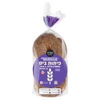 פיתות ביס 100% כוסמין מלא ללא תוספת סוכר רמי לוי 10 * 48 גרם