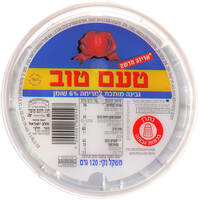 גבינה מותכת למריחה 6% טעם טוב 120 גרם
