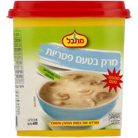 אבקת מרק פטריות רכיבים טבעיים מתבל 400 גרם