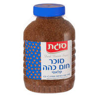 סוכר חום כהה קלאסי בצנצנת סוגת 1 קילו