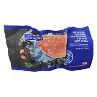 סטייק דג טונה צהובת סנפיר קפוא עם עור מעובד בציפוי קרח 90% דג לפחות בלו פיש במשקל