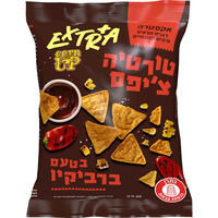 טורטיה צ'יפס בטעם ברביקיו אקסטרה 60 גרם