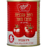 רוטב עגבניות מרוכז מאוד 30° - 28° בפחית קבוצת יבנה 400 גרם