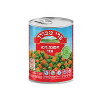 אפונת גינה וגזר פרי מבורך 550 גרם