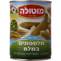 מלפפונים במלח בינוני 10-12 מוטולה 560 גרם