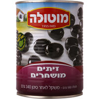 זיתים מושחרים גדול מאוד 15-17 מוטולה 560 גרם