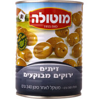 זיתים ירוקים מבוקעים שימורי מוטולה 560 גרם