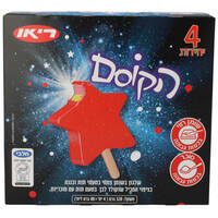 שלגונים בטעם תות בננה מצופים שוקולד הקוסם ריאו 4 * 80 גרם