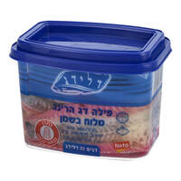 פילה דג הרינג מלוח בשמן דלידג 240 גרם