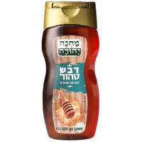 דבש טהור בבקבוק לחיץ מחנה יהודה 400 גרם