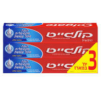 משחת שיניים עם פלואוריד קולגייט 3 * 75 מ