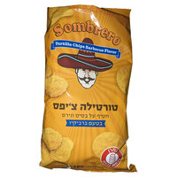 חטיף תירס טורטילה צ'יפס בטעם ברביקיו סומבררו 200 גרם