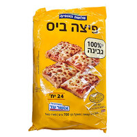 פיצה ביס 100% גבינה 24 יחידות שלושת האופים 700 גרם