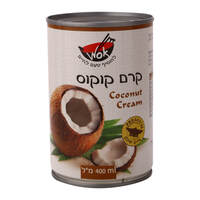 קרם אגוזי קוקוס פרימיום 21% שומן ווק 400 מ
