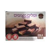 ופלים מצופים במילוי קרם בטעם שוקולד בריידמן מנעמים 2 * 400 גרם