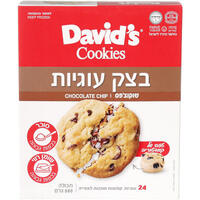 בצק עוגיות שוקוצ'יפס דויד'ס קוקיס נטו מלינדה 680 גרם