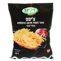 ציפס אמריקאי קפוא טבע ויליגר 1 קילו